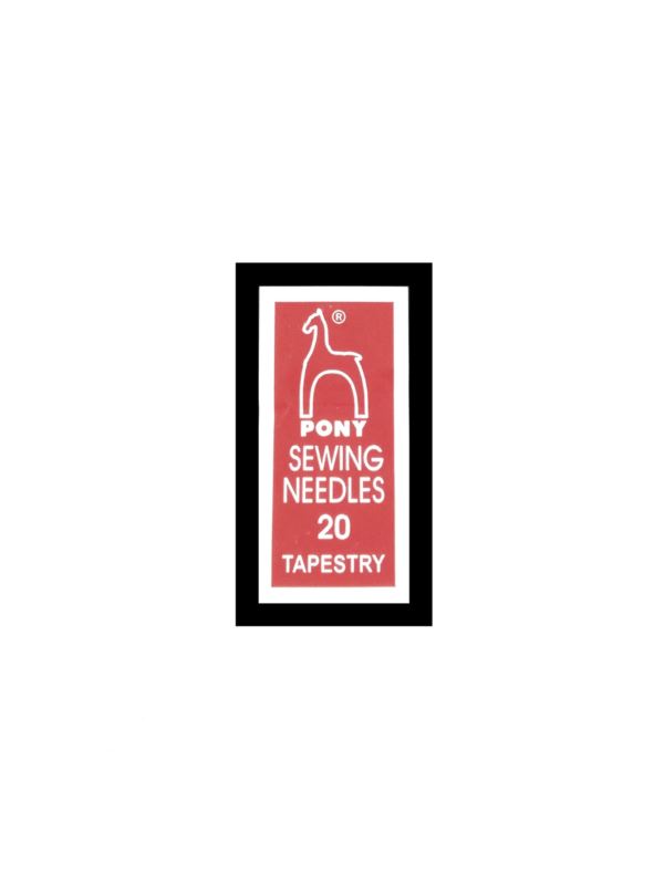 Igły ręczne do haftu bez czubka PONY - TAPESTRY 20 - 44,0 mm - 05108 - 25szt./opak.