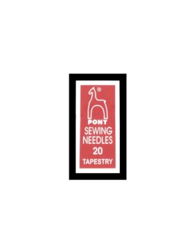 Igły ręczne do haftu bez czubka PONY - TAPESTRY 20 - 44,0 mm - 05108 - 25szt./opak.