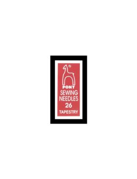 Igły ręczne do haftu bez czubka PONY - TAPESTRY 26 - 32,5 mm - 05114 - 25szt./opak.