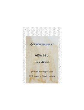 Kanwa bawełniana ZWEIGART - Aida 14ct - 35x42 cm