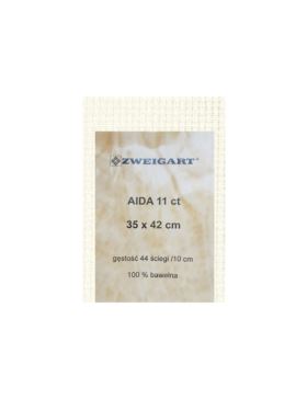 Kanwa bawełniana ZWEIGART - Aida 11ct - 35x42 cm