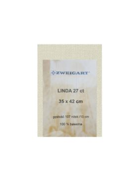 Kanwa bawełniana ZWEIGART - Linda 27ct - 35x42 cm