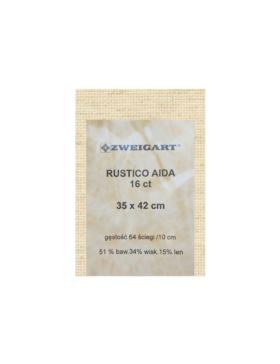 Kanwa bawełniana ZWEIGART - Aida 16ct Rustico - 35x42 cm