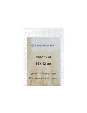 Kanwa bawełniana ZWEIGART - Aida 18ct - 35x42 cm