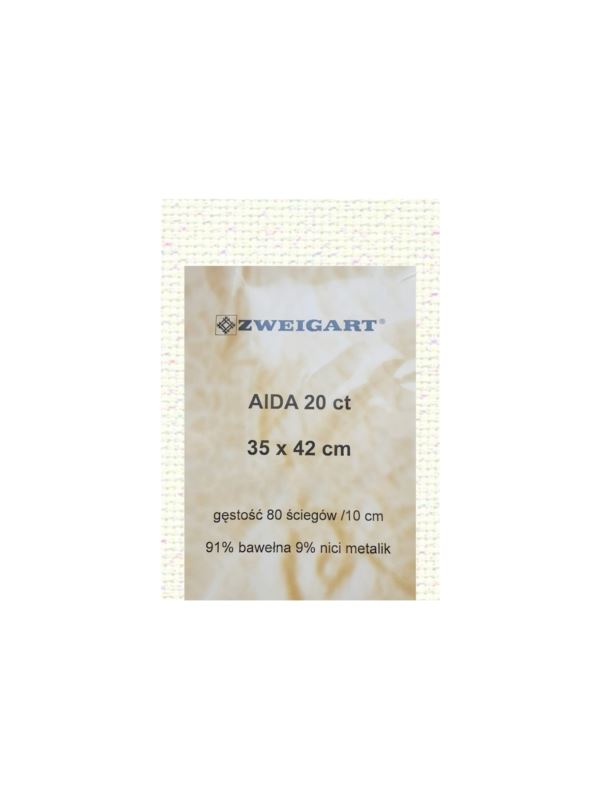 Kanwa bawełniana ZWEIGART - Aida 20ct - 35x42 cm