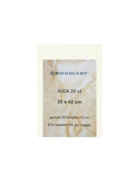 Kanwa bawełniana ZWEIGART - Aida 20ct - 35x42 cm