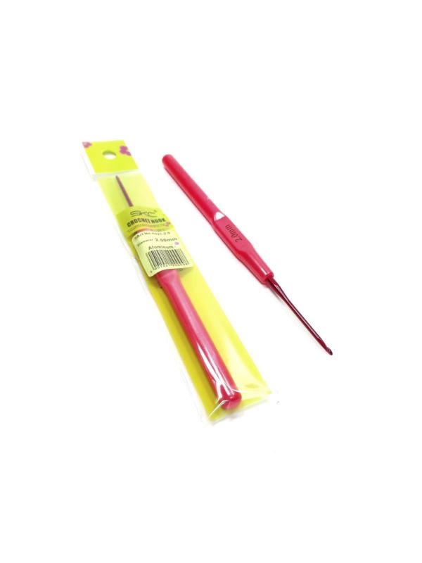 Szydełka aluminiowe z plastikową rączką SKC - 14 cm - 5szt./opak.