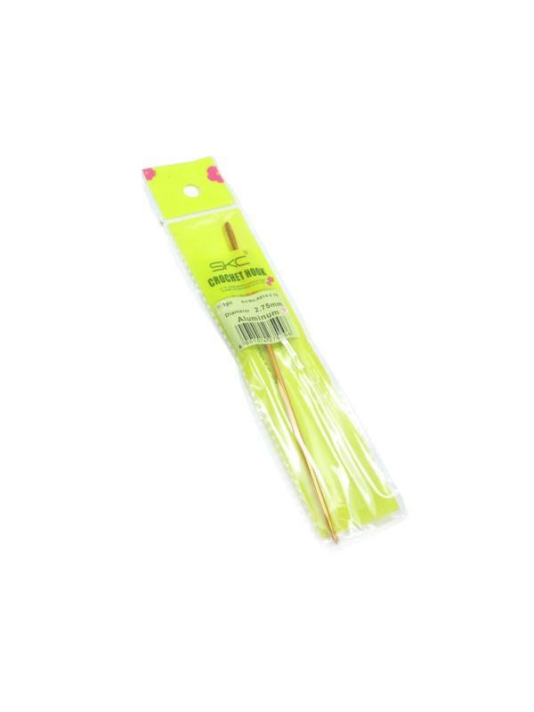Szydełka aluminiowe z uchem SKC - 16,5 cm - 5szt./opak.