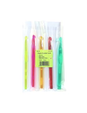 Zestaw szydełek plastikowych SKC - 5,6,7,8,10 mm - CM-8 - 5szt./opak.