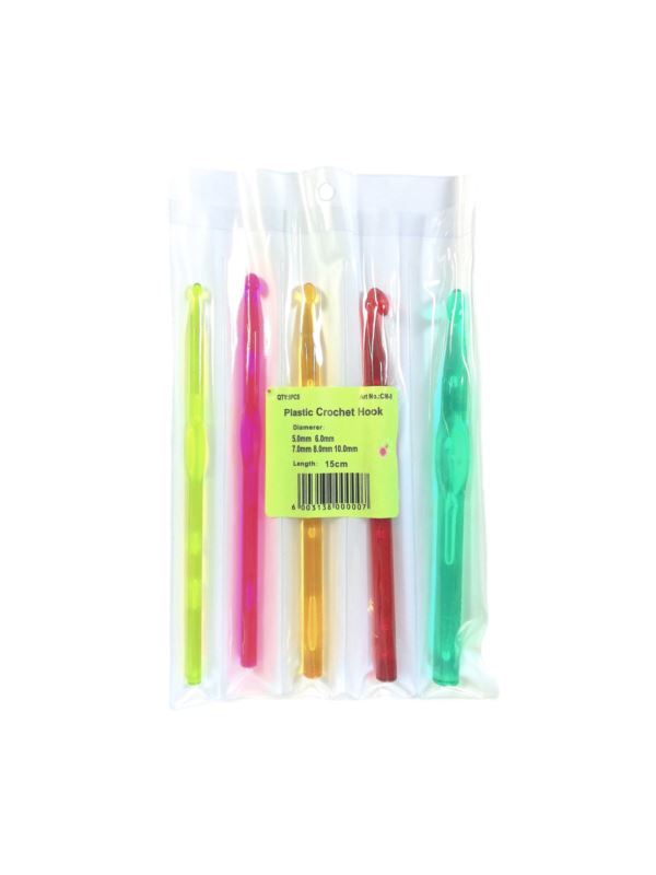 Zestaw szydełek plastikowych SKC - 5,6,7,8,10 mm - CM-8 - 5szt./opak.