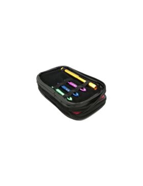 Szydełka w zamykanym etui z wymiennymi końcówkami SKC - 3,00-7,00 mm - A013 - 8szt./opak.