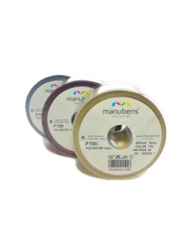 Wstążka satynowa dwustronna MANUBENS - 38 mm - 25mb/szt.