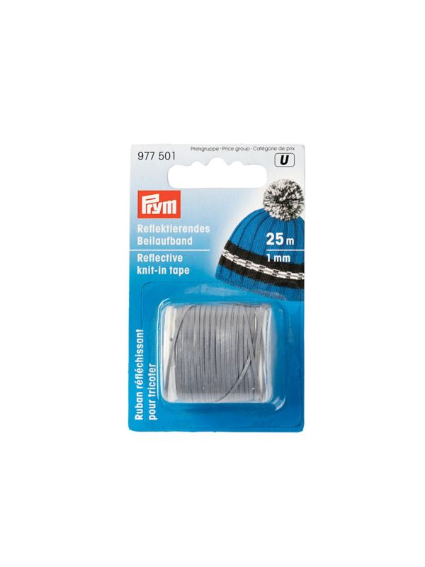 Nić elastyczna odblaskowa PRYM - 1,00 mm - 977501 - 25mb/opak.