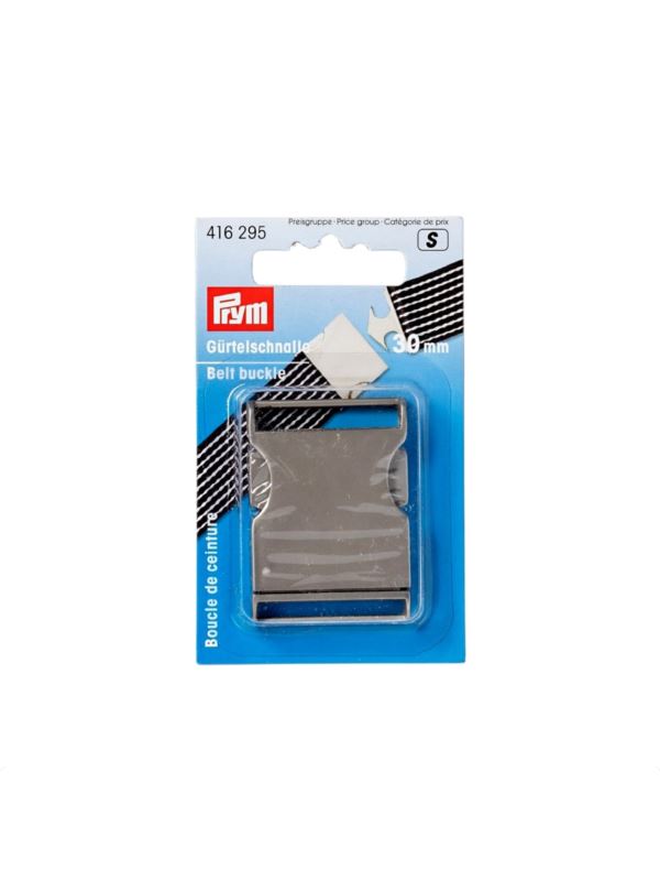 Klamra metalowa PRYM - 30 mm - srebrna matowa - 416295