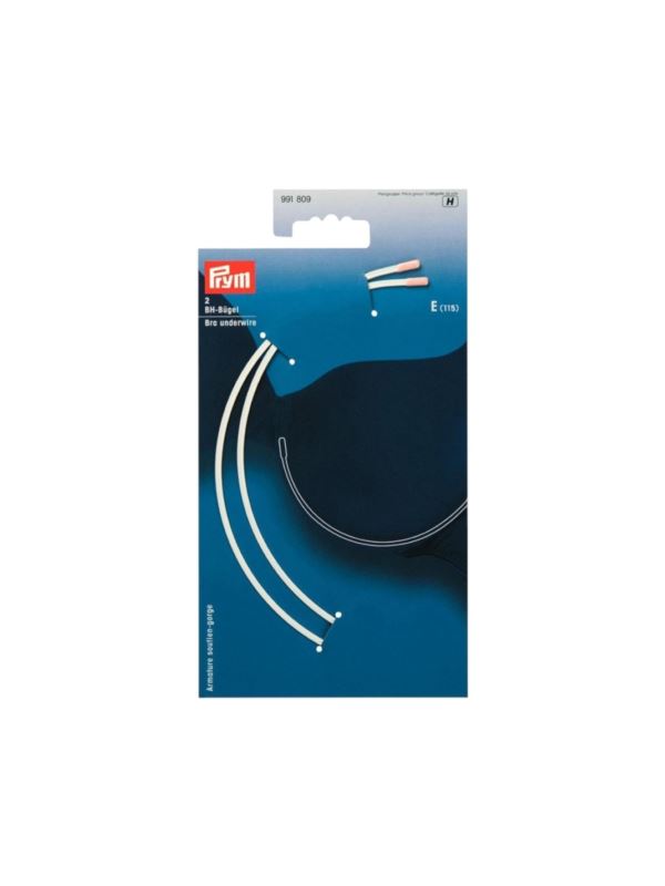 Fiszbiny do biustonoszy PRYM - E-115 - białe - 991809 - 2szt./opak.