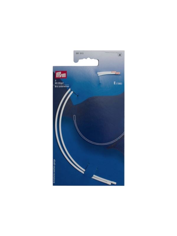 Fiszbiny do biustonoszy PRYM - E-120 - białe - 991810 - 2szt./opak.