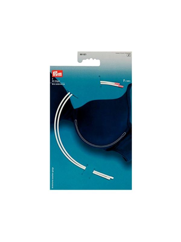 Fiszbiny do biustonoszy PRYM - F-105 - białe - 991821 - 2szt./opak.