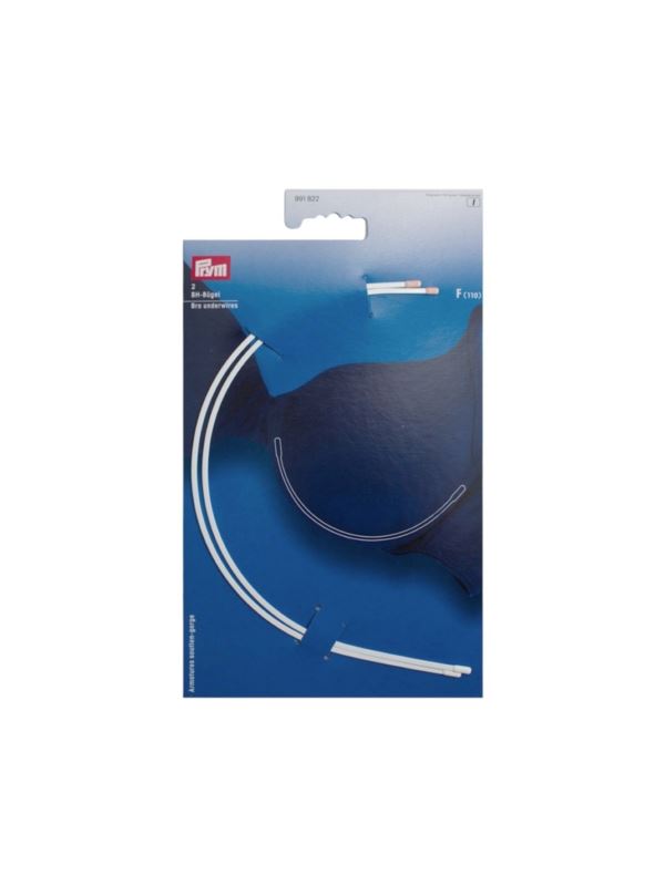 Fiszbiny do biustonoszy PRYM - F-110 - białe - 991822 - 2szt./opak.