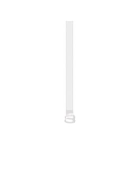 Ramiączka silikonowe z plastikowymi zaczepami JULIMEX - 6 mm - transparentne - RT-01 - 5par/opak.
