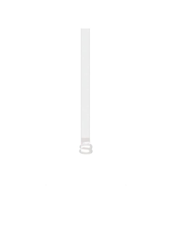 Ramiączka silikonowe z plastikowymi zaczepami JULIMEX - 6 mm - transparentne - RT-01 - 5par/opak.