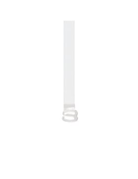 Ramiączka silikonowe z plastikowymi zaczepami JULIMEX - 10 mm - transparentne - RT-03 - 5par/opak.