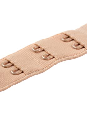 Przedłużacz obwodu do biustonosza PRYM - 3x2 haftki - 25 mm - cielisty - 992132