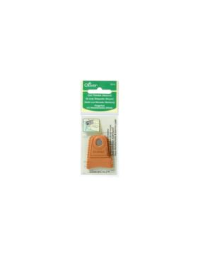 Naparstek krawiecki skórzany z monetą CLOVER - S - 6014