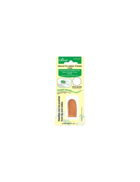Naparstek krawiecki skórzany profilowany CLOVER - L - 6030