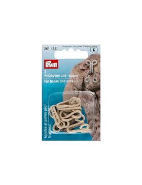Haftki do futer nierdzewne PRYM - beżowe - 261456 - 3szt./opak.