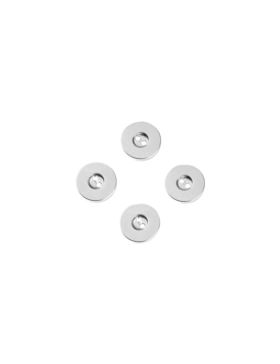 Zapięcia magnetyczne PRYM - 19 mm - srebrne - 416470 - 3szt./opak.