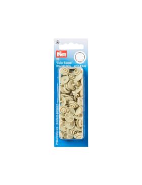 Napy plastikowe PRYM - 12,4 mm - beżowe - 393123 - 30szt./opak.
