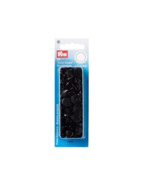 Napy plastikowe PRYM - 12,4 mm - czarne - 393105 - 30szt./opak.