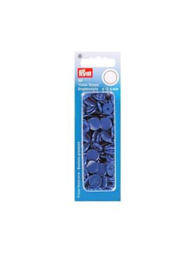 Napy plastikowe PRYM - 12,4 mm - royal blue - 393116 - 30szt./opak.