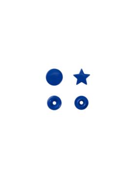 Napy plastikowe PRYM - 12,4 mm - gwiazdki - royal blue - 393216 - 30szt./opak.