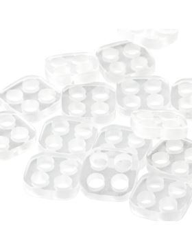 Guziki plastikowe PRYM - 11 mm - transparentne - 311520 - 20szt./opak.