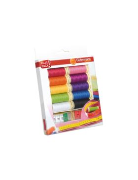 Zestaw nici uniwersalnych GUTERMANN + centymetr - 734581 - 10szt.x100mb/opak.