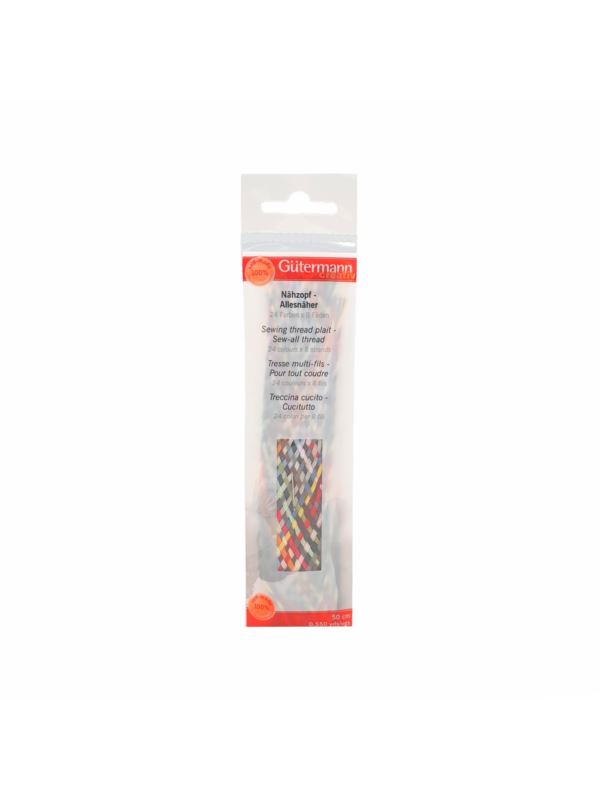 Zestaw nitek z igłą GUTERMANN - 782955 - 8 nitek x 24kol.x50cm/opak.