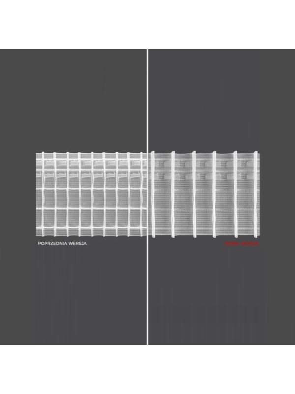 Taśma firanowa MAGAM transparentna - 100 mm - ołówek (marszczenie 1:2) - 2.100.200.3 - 50mb/opak.