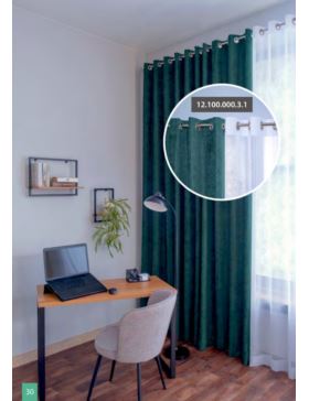 Taśma firanowa MAGAM usztywniająca z klejem transparentna - 100 mm - 12.100.000.3.1 - 50mb/opak.