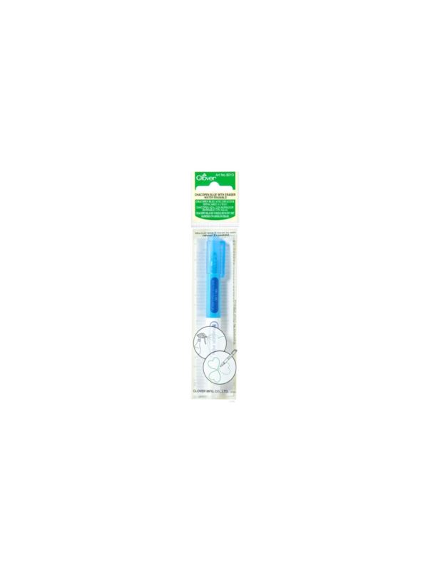 Pisak wodozmywalny z korektorem CLOVER - niebieski - 5013