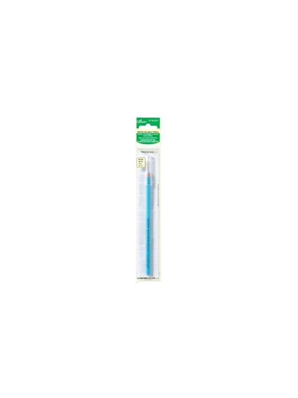 Ołówek wodozmywalny CLOVER - niebieski - 5001