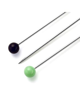 Szpilki z szklanymi kolorowymi główkami PRYM - 0,60x30 mm - 029265 - 10g/opak.