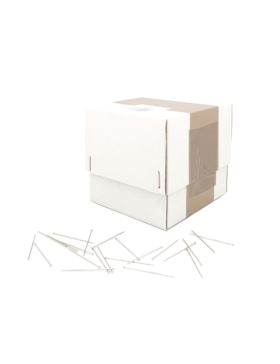 Szpilki niklowane twarde w kartonie - 0,67x36 mm - 500g/opak.