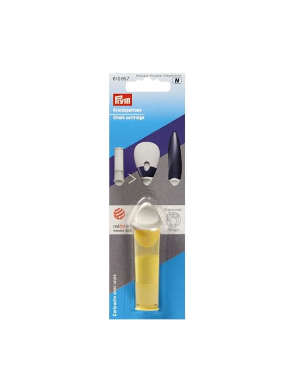 Wkład wymienny do znaczników kredowych ergonomicznych PRYM - żółty - 610957