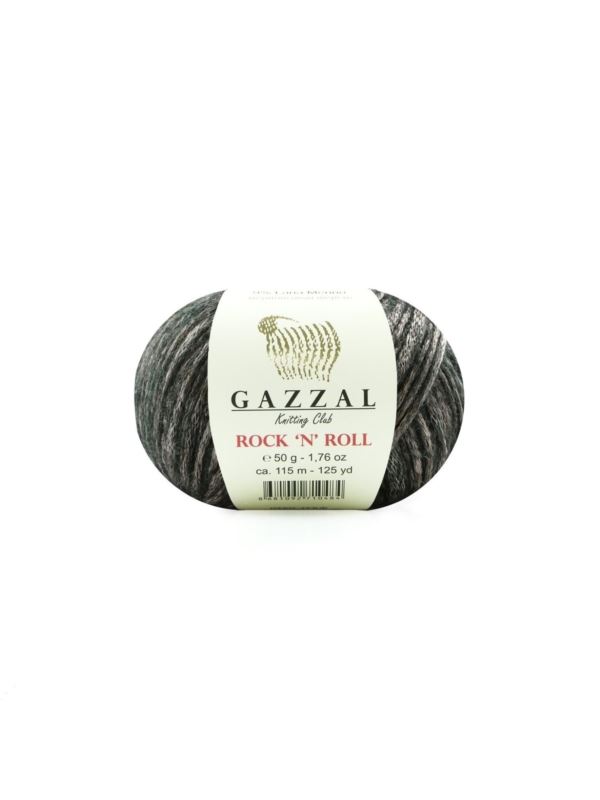 Włóczka - Gazzal - Rock and Roll - 0,5kg/opak.