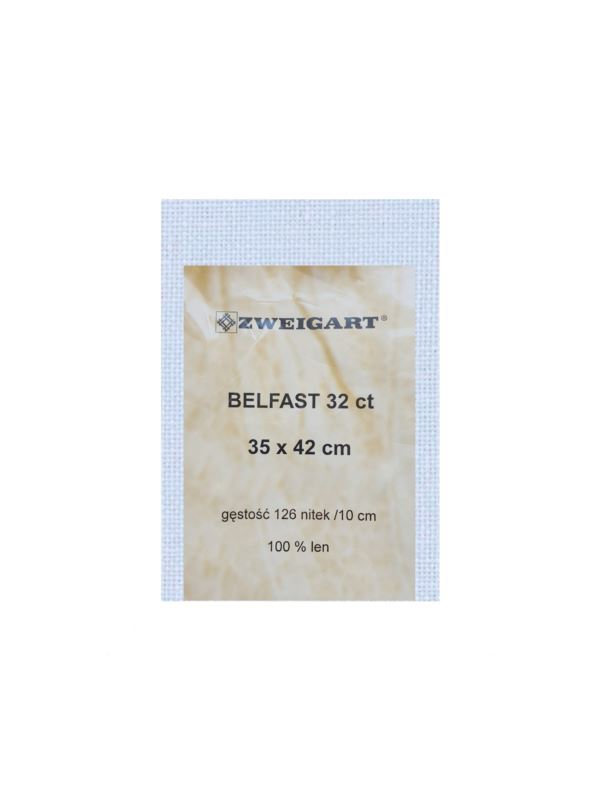 Kanwa lniana ZWEIGART - Belfast 32ct - 35x42 cm