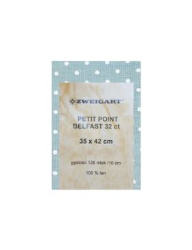Kanwa lniana ZWEIGART - Belfast 32ct Petit Point - 35x42 cm