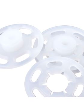 Zatrzaski plastikowe PRYM - 21 mm - transparentne - 347153 - 3szt./opak.