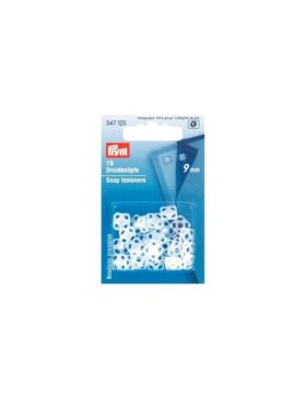 Zatrzaski plastikowe kwadratowe PRYM - 9 mm - transparentne - 347125 - 15szt./opak.