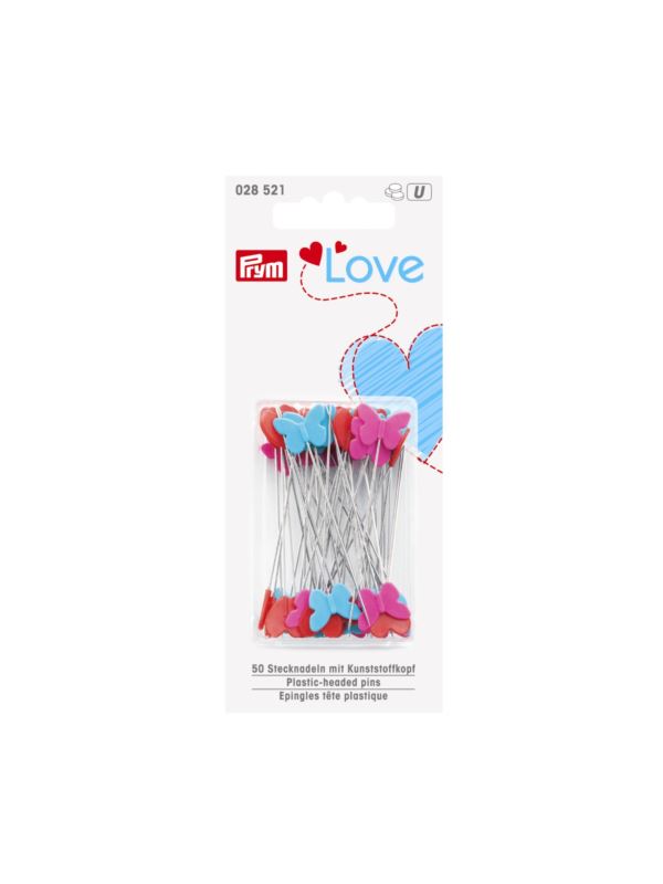 Szpilki z ozdobnymi główkami PRYM - Love - 028521 - 50szt./opak.